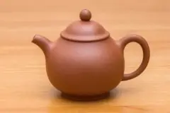 中国茶 茶壺 小潘壷 朱泥 姜新偉 75cc  急須 茶器 茶壷 TEA POT