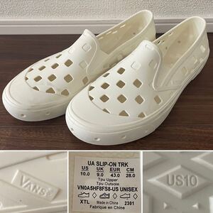 ☆VANS ヴァンズ☆スリッポンサンダル☆スリッポン☆US10/28.0㎝☆ホワイト