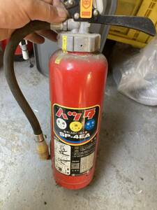 【雑貨】 未使用 粉末 ABC 消火器 普通 電気 油 ハツタ SP-4EA