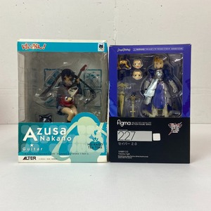 04wy0100〇 美少女系 フィギュア 2点セット 破損・欠品あり [figma Fate/stay night セイバー 2.0｜アルター けいおん！ 中野梓] 現状品