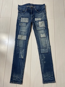 glamb Unplugged skinny denim サイズ2 ジーンズ ジーパン デニム インディゴ グラム アンプラグドスキニーデニム 中古美品