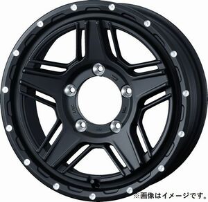 個人宅発送可能 ウエッズ Weds 16X5.5J +22 5穴 PCD139.7 FMBK ホイール 1本 MUD VANCE 07 マッドヴァンス ゼロセブン (40533)