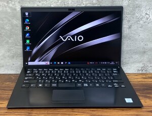 1円～ ●SONY VAIO Pro PK / Core i7 8565U (1.80GHz) / メモリ 16GB / SSD 128GB / 14型 4K (3840×2160) / Windows10 Pro 64bit