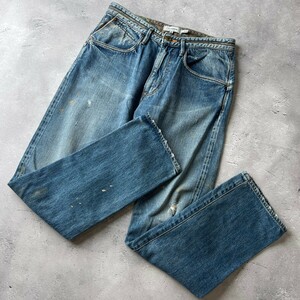 【定価4万円】nonnative ノンネイティブ / ダメージ ユーズド加工 赤耳 デニム パンツ ジーンズ ジーパン / メンズ 0 (S) / ブルー 日本製