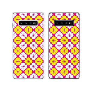 Galaxy S10+ ( SC-04L / SCV42 ) ギャラクシー スマホ ケース ハード カバー 和柄9 花柄 ピンク