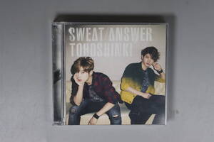 東方神起　「Sweat/Answer」 CD4曲入り　DVD付き　