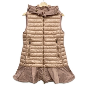 モンクレール MONCLER ダウンベスト サイズ1 S DORADE GILET ライトピンク レディース フリル/冬 ジャケット