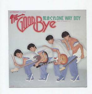 【EP レコード　シングル　同梱歓迎】 THE GOODBYE ザ・グッバイ　野村義男　■　気まぐれONE WAY BOY ■　橋本淳　山本寛太郎　甲斐正人