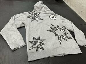 VOLCOM☆ボルコム☆ヴォルコム☆スウェットパーカー☆M☆送料無料☆フルジップアップ