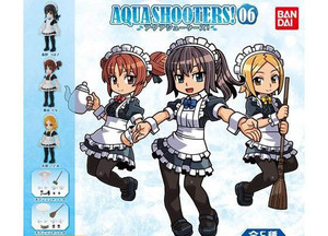 f アクアシューターズ AQUA SHOOTERS 06 全5種 高野つばさ 大塚ことみ 黒田りな オプションセットA オプションセットB ガシャポン ガチャ