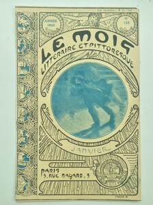 ミュシャ LeMois 1910年1月号の表紙 オリジナル石版画