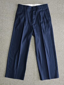 アットラスト ドレスパンツ32 ブッチャープロダクツ 長ズボン トラウザー NVY TIMEWORN ATLAST&CO BUTCHER PRODUCTS ライダースパンツ