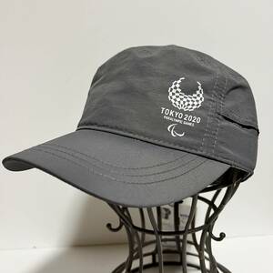 TOKYO2020 東京パラリンピック - 東京2020 ワークキャップ 帽子 オリンピックグッズ 男女兼用 オリパラ グレー (タグ付き未着用品)