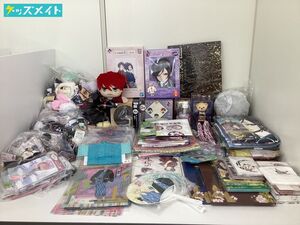 14 【同梱不可/現状】 アニメ ゲーム 刀剣乱舞 グッズ まとめ売り 缶バッジ アクリルキーホルダー ぬいぐるみ フィギュア 紙類 タオル 他