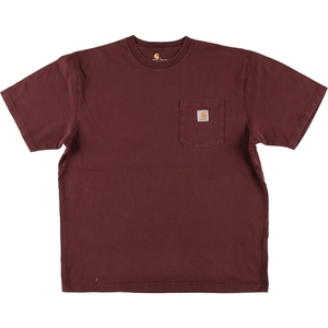 古着 カーハート Carhartt ORIGINAL FIT 半袖 ロゴTシャツ メンズL /eaa313994