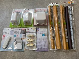 未使用品 赤ちゃん安全対策セット コンセントフルカバー コンセントキャップ 網戸用 引き戸用ロック クッションバー ☆ちょこオク☆1