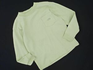 THE NORTH FACE ザノースフェイス NTJ82326 Lcm S Pocket Tee ロングスリーブ ポケットティー カットソー 130cm 緑 ◇■ ☆ eia2 子供服