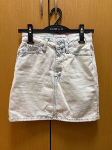 Calvin Klein Jeans カルバンクラインジーンズ ハイライズデニムミニスカート W24