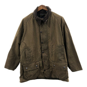 2000年代〜 Barbour バブアー BEAUFORT オイルドジャケット ユーロ ラグランスリーブ ブラウン (メンズ 46) Q3895