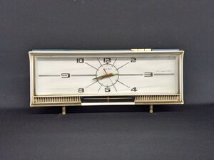 hh642● 【稼働品】当時物 東京クロック/Tokyo Clock NO.1491 マドンナ 目覚まし時計 ゼンマイ式 置時計 オルゴール 手巻き/80