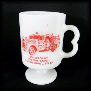 VINTAGE 1988 FOOTED MUG PHOENIX FIRE CO. フッテッドマグカップ 消防 No 60