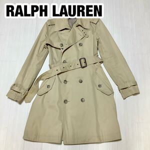 RALPH LAUREN ラルフローレン トレンチコート レディース 9 ベージュ