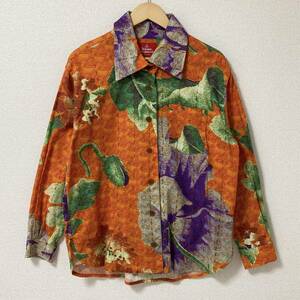 vivienne westwood RED LABEL オーブ フラワー 総柄 長袖 シャツ ブラウス 00サイズ ヴィヴィアンウエストウッド 花柄 archive 3120410