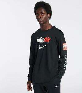 ☆匿名発送☆新品タグ付き Mサイズ 黒 ナイキ NSW スウッシュ バイ エア L/S Tシャツ Nike Swoosh By Air L/S Tee