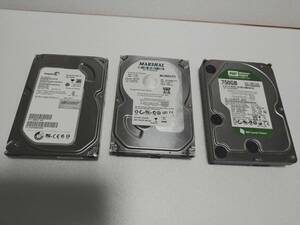 HDD 3個セット 750GB 500GB 250GB