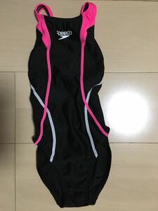 美品！Speedo スピード　ワンピースタイプ　競泳水着　女の子用　レディース 120サイズ ハイレグ　公式大会使用可能　FINAマーク付き