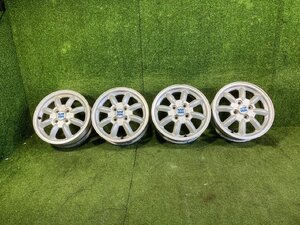 S管理77082 H13 ミラジーノ L700S】★MINILITE ミニライト 14インチ ホイール★4.5J +45 PCD100 4H