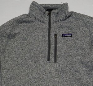 FJ68パタゴニアPATAGONIAアメリカ古着フリース25523ベターセーターBETTER SWEATERグレー系プルオーバーLビッグサイズ/アウトドアジャケト