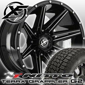 20x10J ランクル200 ランクル100 XF OFFROAD XF220 20インチタイヤホイールセット NITTO TERRA GRAPPLER G2 265/50R20 275/55R20 285/50R20