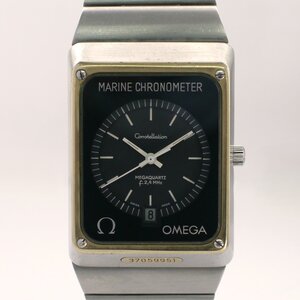 ■ 1円 ～ 中古 レア 訳有■ OMEGA オメガ ■ コンステレーション マリンクロノメーター 398.0832 ■ メガクォーツ ゴールド コンビ 2.4MHz