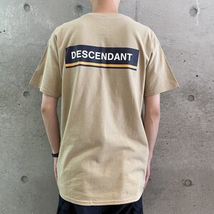 希少★新品本物【BEIGE★サイズ3】★HORIZON SS TEE ホライズン 正規店購入 ディセンダント 限定 入手困難 DESCENDANT 21SS SPOT 即日発送