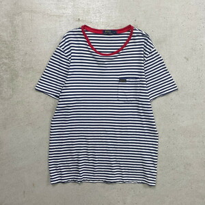 Polo Ralph Lauren ポロラルフローレン ボーダーTシャツ ポケットTシャツ メンズL