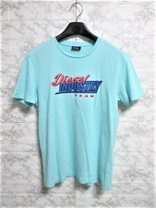 ☆DIESEL ディーゼル プリント ロゴ Tシャツ 半袖/メンズ/S