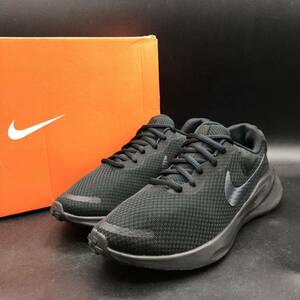 M3299 美品 NIKE ナイキ REVOLUTION 7 レボリューション スニーカー ランニングシューズ レディース US6.5/23.5cm ブラック 黒 FB2208-002