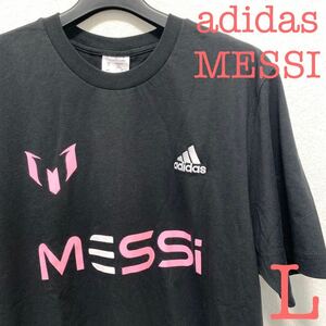 アディダス Leo MESSI Tシャツ 未使用 adidas レオ メッシ 黒 マイアミ リオネル 半袖