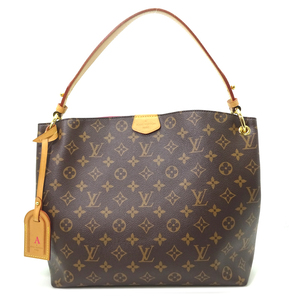 ［飯能本店］LOUIS VUITTON LV ルイ・ヴィトン グレースフルPM ※ネームタグ『A』入り M43700 トートバッグ モノグラム DH82520