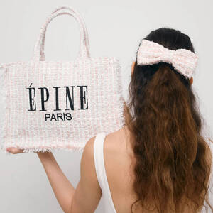 PINE エピヌ トートバッグ book tote bag ピンク 2024 しゃるのクローゼット