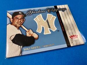 Yogi Berra 2004 Fleer Greats Yankees Clippings