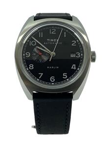 TIMEX◆TW2V62100/自動巻腕時計/アナログ/レザー//