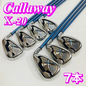 Callway　キャロウェイ　X20　X-20　アイアン　レディース　右利き　flex L　7本　5-P.S