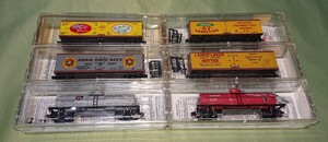 アメリカ型 貨車 N-scale micro trains tankcar reefer 6両 Nゲージ マイクロトレインズ タンクカー　リーファ