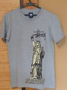 オールドステューシー 自由の女神プリント半袖Tシャツ 希少Sサイズ old STUSSY