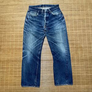 90s DENIME ドゥニーム 492×41 デニム パンツ ジーンズ 革パッチ W33 オリゾンティ ヒゲ ハチノス 