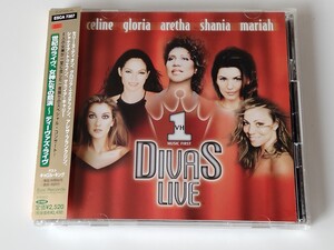 世紀のライヴ 女神たちの競演~VH1 DIVAS LIVE 見本盤帯付CD ESCA7367 Mariah Carey,Celine Dion,Gloria Estefan,Aretha,Shania,Carole King