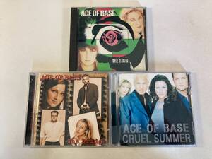 【W8958】エイス・オブ・ベイス CD アルバム 3枚セット●Ace Of Base●The Sign●The Bridge●Cruel Summer