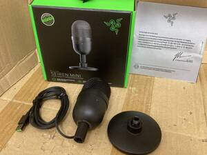 ■Razer■USB接続PC用コンデンサーマイク■Seiren Mini [RZ19-03450100-R3M1]■即決■ ★中古★